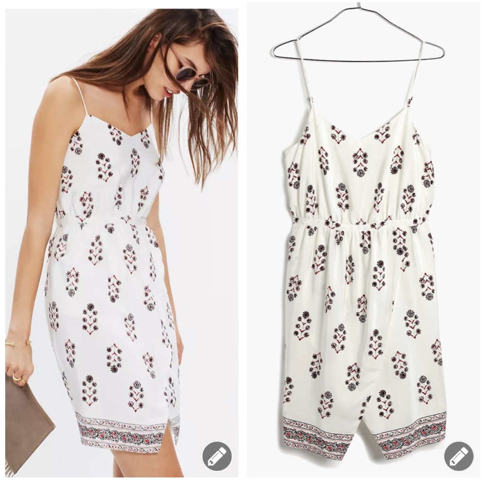 Madewell silk sandstar dress